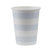 Pastel Blue and White Striped Cups I Pastel Blue Tableware I My Dream Party Shop UK