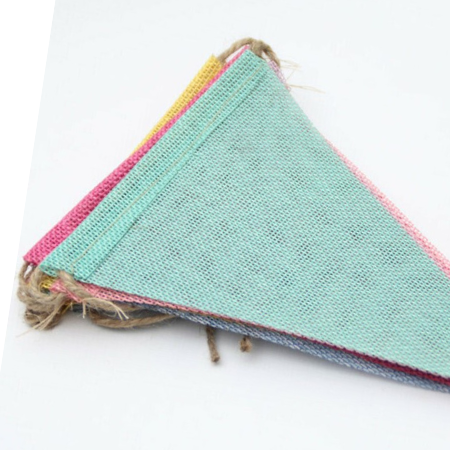 Vintage Pastel Jute Bunting I Garden Party Decorations I My Dream Party Shop