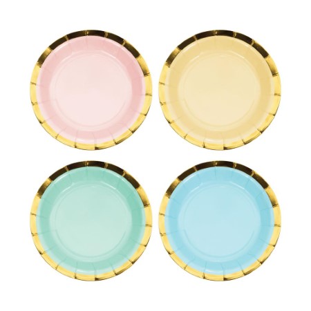 Pastel Party Plates I Pastel Party Tableware I My Dream Party Shop