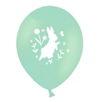 Pastel Green Peter Rabbit Latex Balloons I Easter Party Supplies I My Dream Party Shop