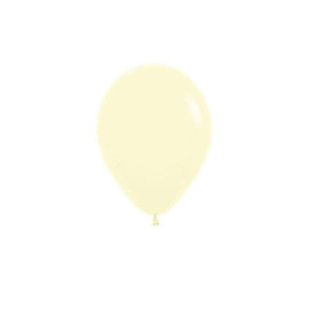 Pastel Matt Lemon 5 Inch Balloons I Pretty Pastel Balloons I My Dream Party Shop UK