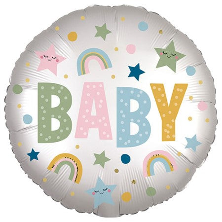 Pastel Satin Luxe Baby Balloon I Baby Shower Balloons I My Dream Party Shop