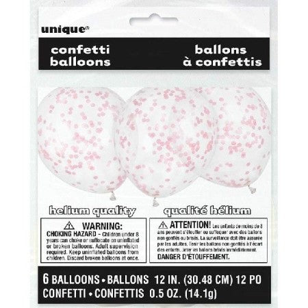 Pastel Pink Confetti Balloons I Pink Party Decorations I My Dream Party Shop