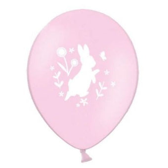 Pastel Pink Peter Rabbit Latex Balloons I Easter Balloons I My Dream Party Shop