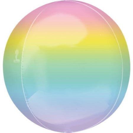 Pastel Rainbow Orbz Balloon I Pastel Rainbow Party Decorations I My Dream Party Shop I UK