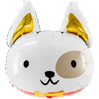 Patch Dog Head Foil Balloon 19 Inches I Fun Foil Shapes I My Dream Party Shop