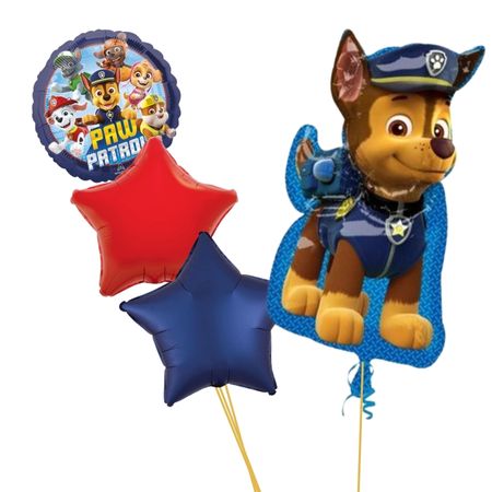 Helium Paw Patrol Supershape and Trio of Balloons I Collection Ruislip I My Dream Party Shop
