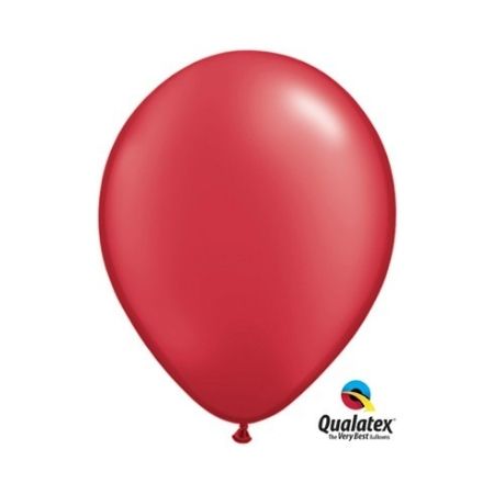 Pearl Ruby Red 11 Inch Balloons I Red Party Supplies I My Dream Party Shop UK