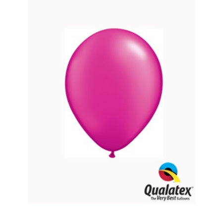 Pearl Magenta 5 Inch Balloons by Qualatex I Pretty Party Latex Balloons I UK