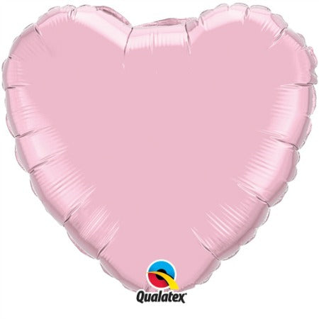 Pearl Pink Heart Foil Balloon I Cool Heart Balloons I My Dream Party Shop UK