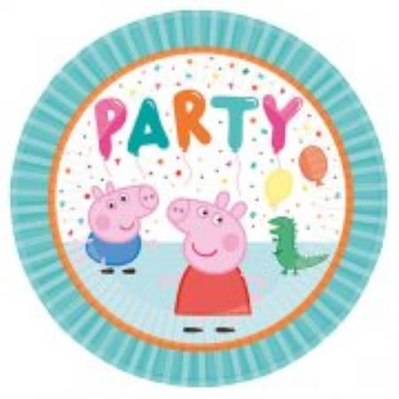 Peppa Pig Party Brights Plates I Peppa Pig Party Supplies I My Dream Party Shop UK