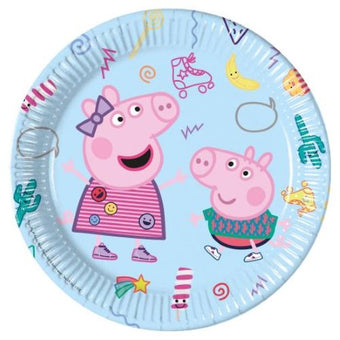 Peppa Pig and George Party Plates I Peppa Pig Party Supplies I My Dream Party Shop UK
