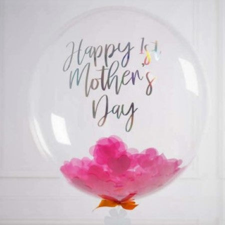 Personalised Mother's Day Bubble Balloon I Helium Balloons Ruislip I My Dream Party Shop