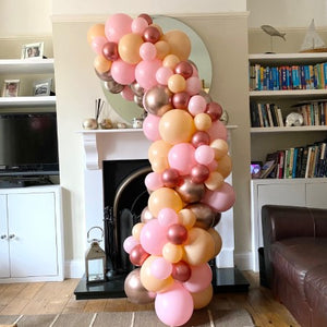 Rose Gold Blush and Pale Pink Balloon Arch I Garlands for Collection I My Dream Party Shop