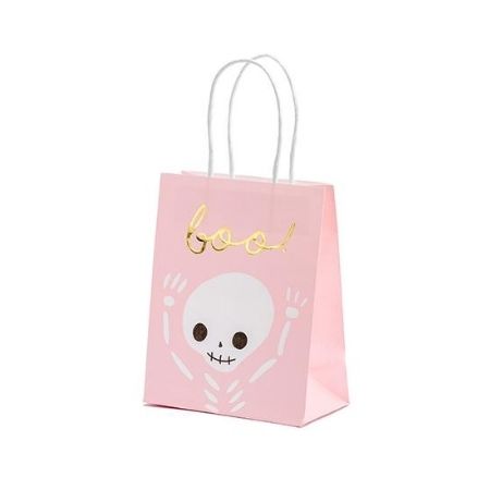 Pink Boo Halloween Treat Bags I Pink and Black Halloween Party I My Dream Party Shop UK