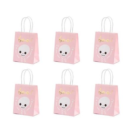 Pink Boo Halloween Treat Bags I Halloween Party Supplies I My Dream Party Shop UK