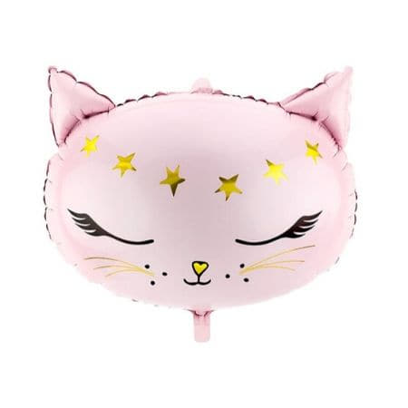Pink Cat Foil Balloon I Cat Party Decorations I My Dream Party Shop UK