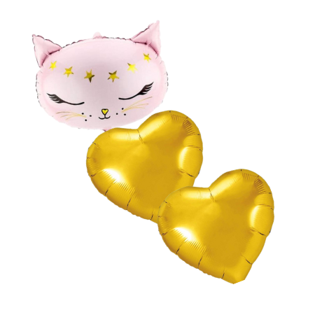 Cute Cat Foil Balloon I Helium Balloons Ruislip I My Dream Party Shop