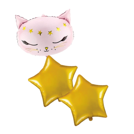 Cute Cat Foil Balloon I Helium Balloons Ruislip I My Dream Party Shop