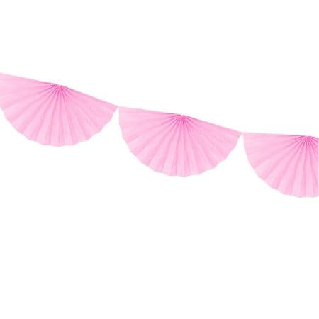 Light Pink Fan Garland I Stylish Party Supplies I My Dream Party Shop I UK