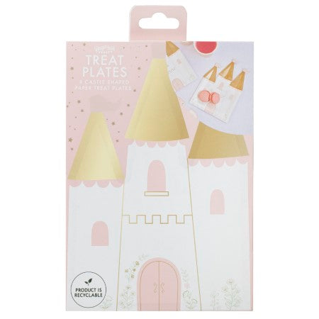 Princess Castle Shaped Plates I Princess Party Decorations I My Dream Party Shop UK