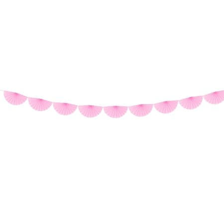 Light Pink Fan Garland I Pink Party Supplies I My Dream Party Shop I UK