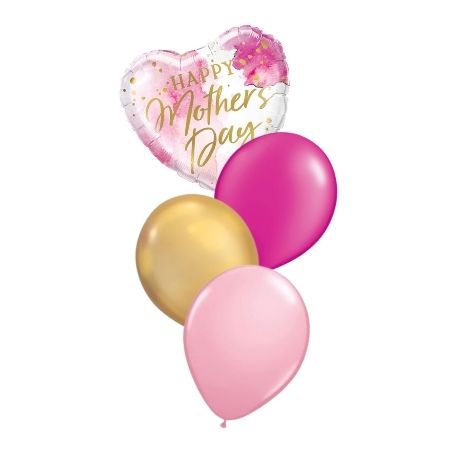 Pink Mother's Day Watercolour Balloon Sets I Helium Balloons for Collection I My Dream Party Shop