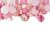 Pink and Rose Gold Balloon and Fan Garland I Modern Party Backdrops I My Dream Party Shop