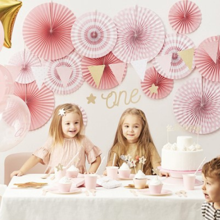 Pink and Gold Bunting I Pink Party Decor I My Dream Party Shop
