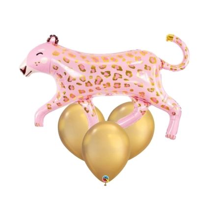 Pink and Gold Leopard Balloon I Helium Balloons Collection Ruislip I My Dream Party Shop