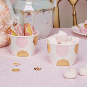 Pink and Gold Dessert Tubs I Party Bowls I My Dream Party Shop UK