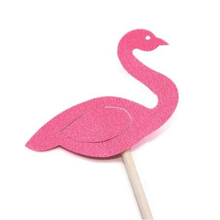 Pink Flamingo Cupcake Toppers I Flamingo Party Tableware I My Dream Party Shop UK