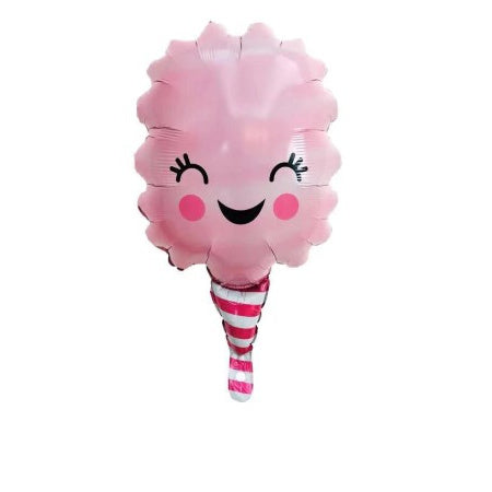 Pink Candyfloss Foil Balloon I Cute Fruit, Dessert and Ice Cream Balloons I My Dream Party Shop I UK