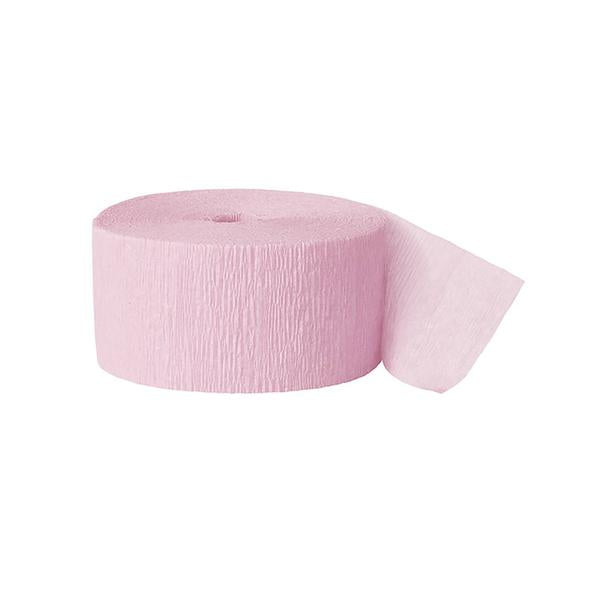Rose Pink Crepe Paper Streamer 24m I Pretty Decorations I My Dream Party Shop I UK
