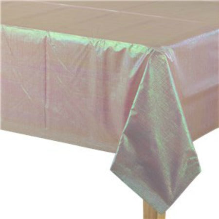 Iridescent Pink Table Cover I Iridescent Party Tableware I My Dream Party Shop UK