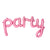 Pink Party Word Balloon I Modern Script Balloons I My Dream Party Shop UK