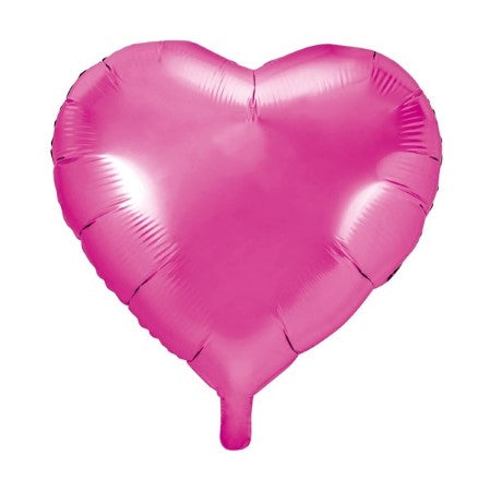Metallic Dark Pink Heart Balloon I Cool, Modern Balloons I My Dream Party Shop I UK