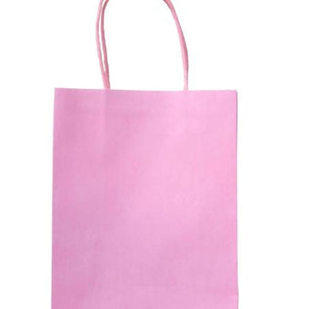 Light Pink Party Bags with Handle I Pink Party Supplies I My Dream Party Shop UK