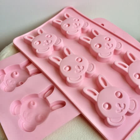 Pink Easter Bunny Mould Twin Pack I Easter Party Supplies I My Dream Party Shop I UK