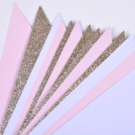 Gold, Pink and White Bunting I Cool Decorations I My Dream Party Shop I UK