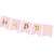 Pastel Pink and Gold Happy Birthday Garland I Pink Party Supplies I My Dream Party Shop UK