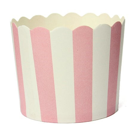 Pink and White Striped Baking Cups I Pretty Party Tableware &amp; Decorations I My Dream Party Shop I UK