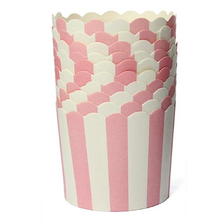 Pink and White Striped Baking Cups I Pretty Party Tableware & Decorations I My Dream Party Shop I UK