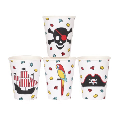 Mixed Pirate Party Cups I Pirate Party Supplies I My Dream Party Shop UK