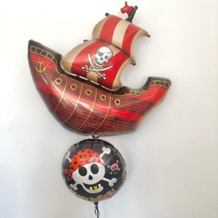 Pirate Helium Foil Balloons Inflated for collection I My Dream Party Shop Ruislip