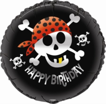 Pirate Helium Foil Balloons Inflated for collection I My Dream Party Shop Ruislip