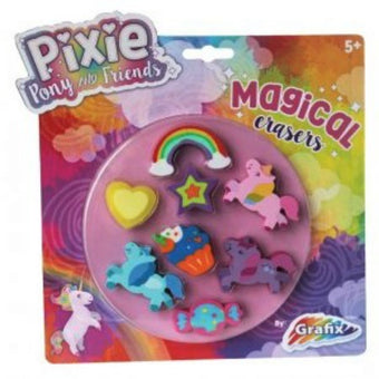 Unicorn Assorted Shaped Erasers 8 Pack - My Dream Party Shop