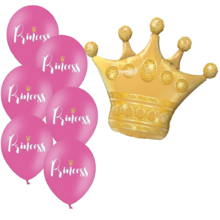 Princess Foil Helium Balloons Ruislip I My Dream Party Shop