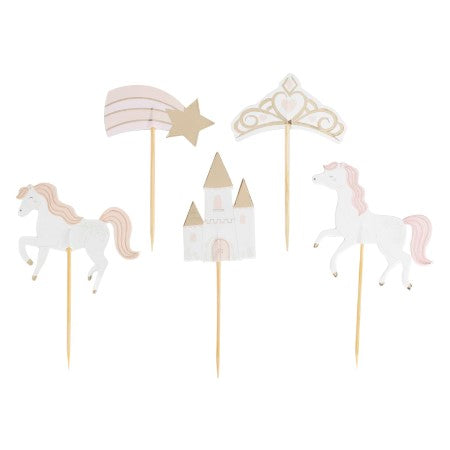 Princess Party Cupcake Toppers I Princess Party Tableware I My Dream Party Shop UK
