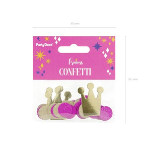 Princess Dark Pink and Gold Confetti I Princess Party Supplies I My Dream Party Shop I UK